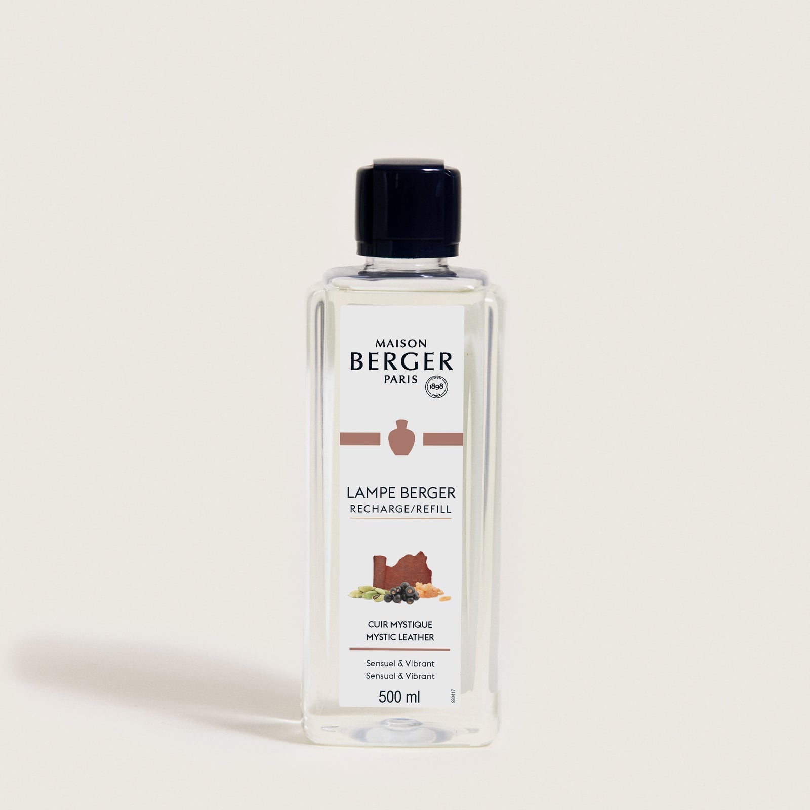 Recharge Lampe Berger Cuir Mystique 500ml - Maison Berger Paris - Recharge Lampe Berger - - La Guilde Culinaire