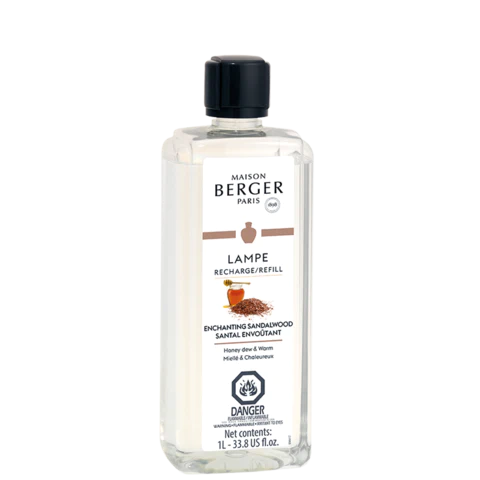 Recharge Lampe Berger Santal envoûtant - 1L (33,8 oz) - Maison Berger Paris - Recharge Lampe Berger - - La Guilde Culinaire