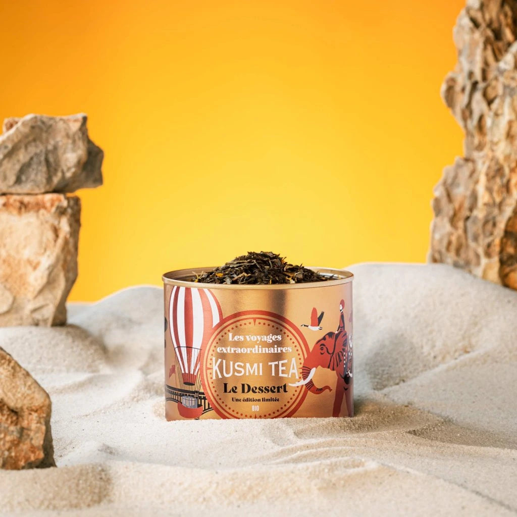 Thé "Le Dessert" - Boîte métal 90g - Kusmi Tea - Thé et infusion - - La Guilde Culinaire