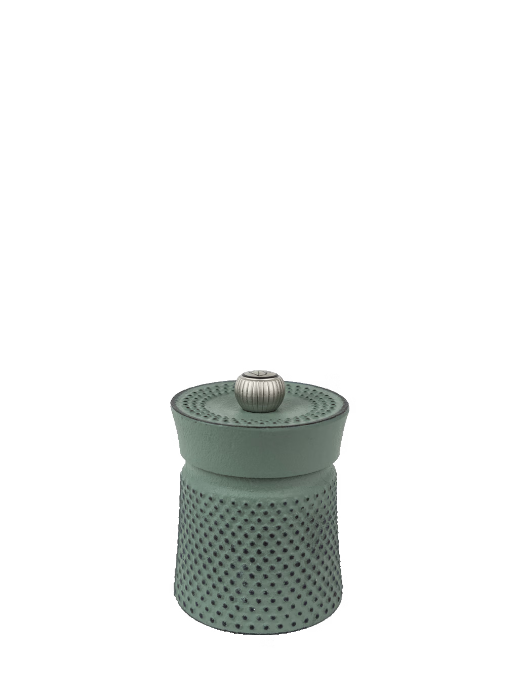 Bali Green Cast-Iron Pepper Mill, 3 in