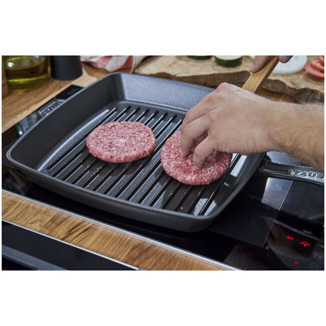 Grill carré américain 30cm 12" ! - Staub - Gril - - La Guilde Culinaire
