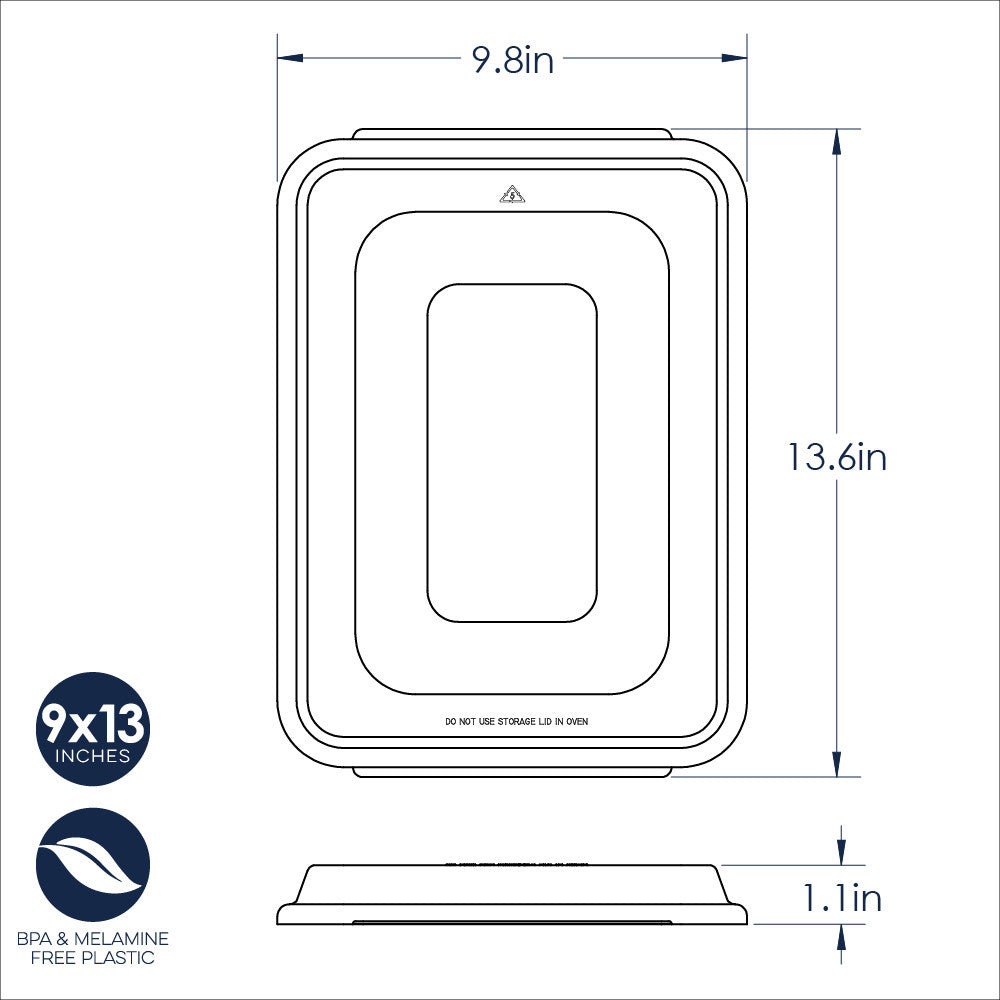 Couvercle pour plaques et moules de 9"x13" - Nordic Ware - Accessoire - - La Guilde Culinaire