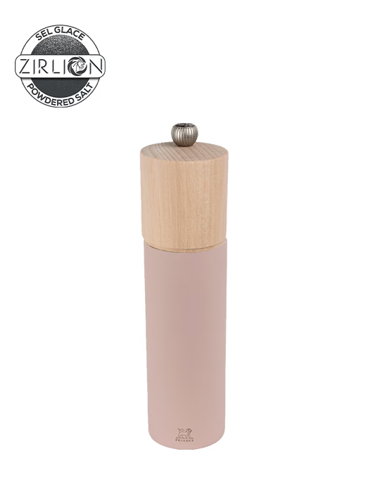 Moulin à sel manuel en bois, 21 cm - 8 po Rose pétale - Peugeot - Moulin à sel - 4642200 - La Guilde Culinaire