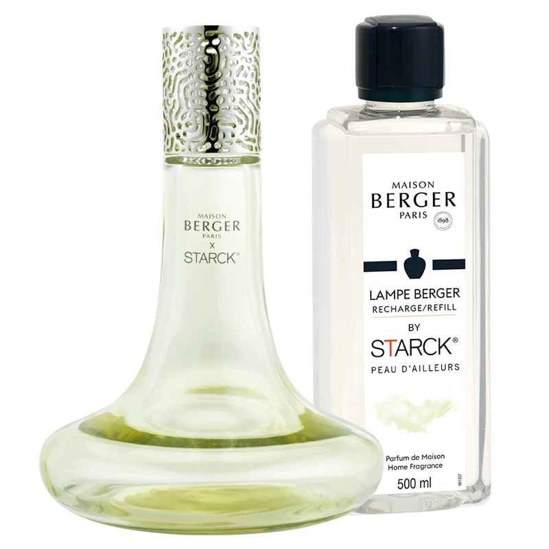 Coffret lampe Starck verte + 500 ml (16,9 oz) bouteille de recharge * - Maison Berger Paris - Coffret Lampe Berger - - La Guilde Culinaire