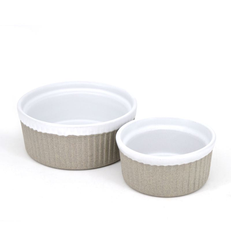 ARTISAN Ensemble de ramequins * Blanc - Bia - Ramequin et moule à soufflé - 480000S2W - La Guilde Culinaire