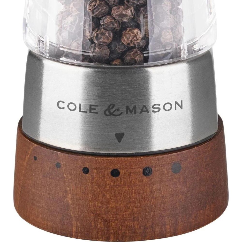 Moulin à poivre en acrylique et bois de forêt Derwent 19 cm - Cole & Mason - Cole & Mason - Moulin à poivre - - La Guilde Culinaire