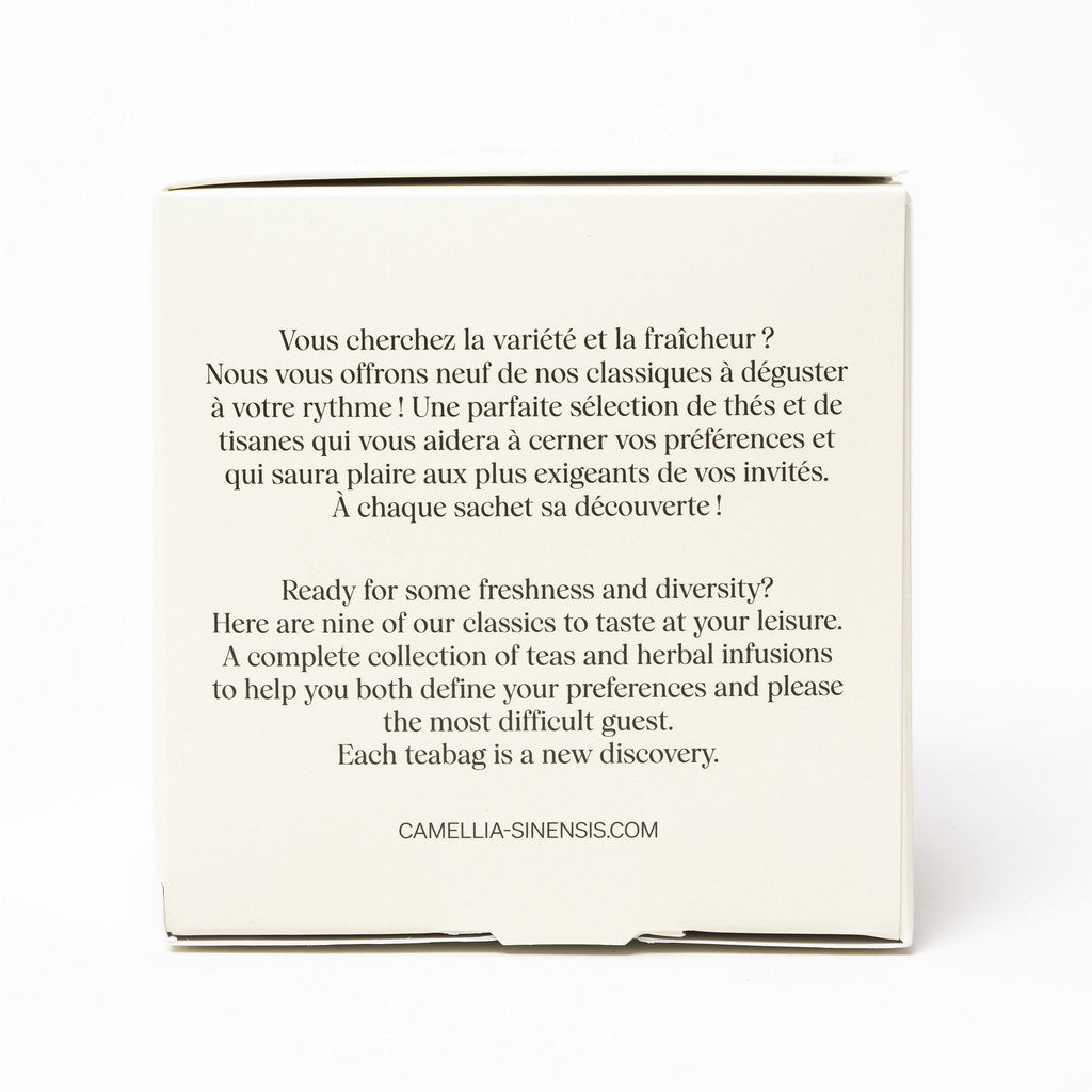 Exploration (boîte de 9 sachets différents) - Camellia Sinensis - Thé et infusion - - La Guilde Culinaire