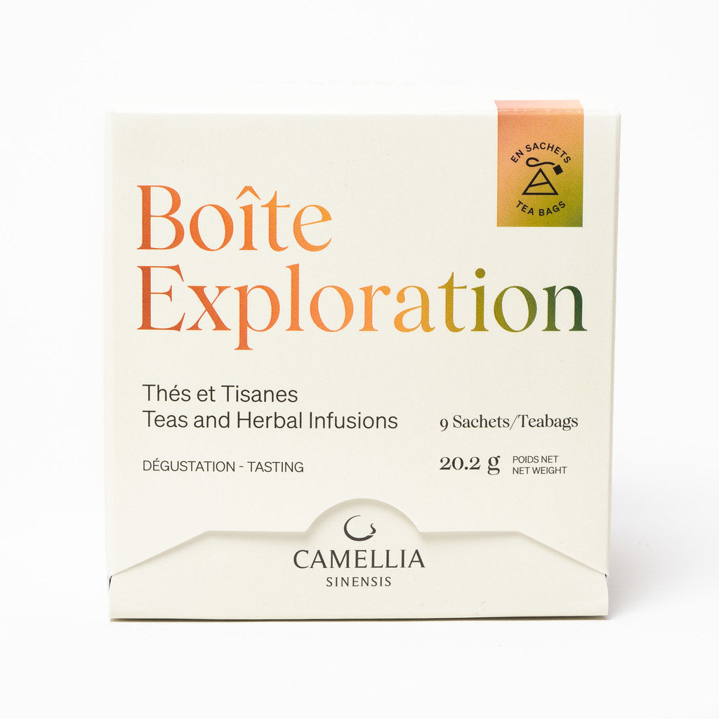 Exploration (boîte de 9 sachets différents) - Camellia Sinensis - Thé et infusion - - La Guilde Culinaire