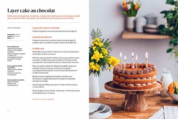 Ma pâtisserie sans gluten ni lactose - Alternatives - Livre de cuisine - - La Guilde Culinaire