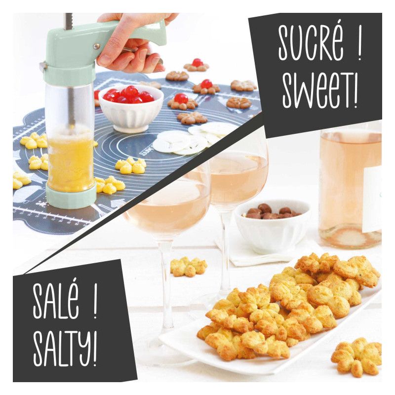Presse à biscuits Need'it - Scrapcooking - Douille et poche - - La Guilde Culinaire