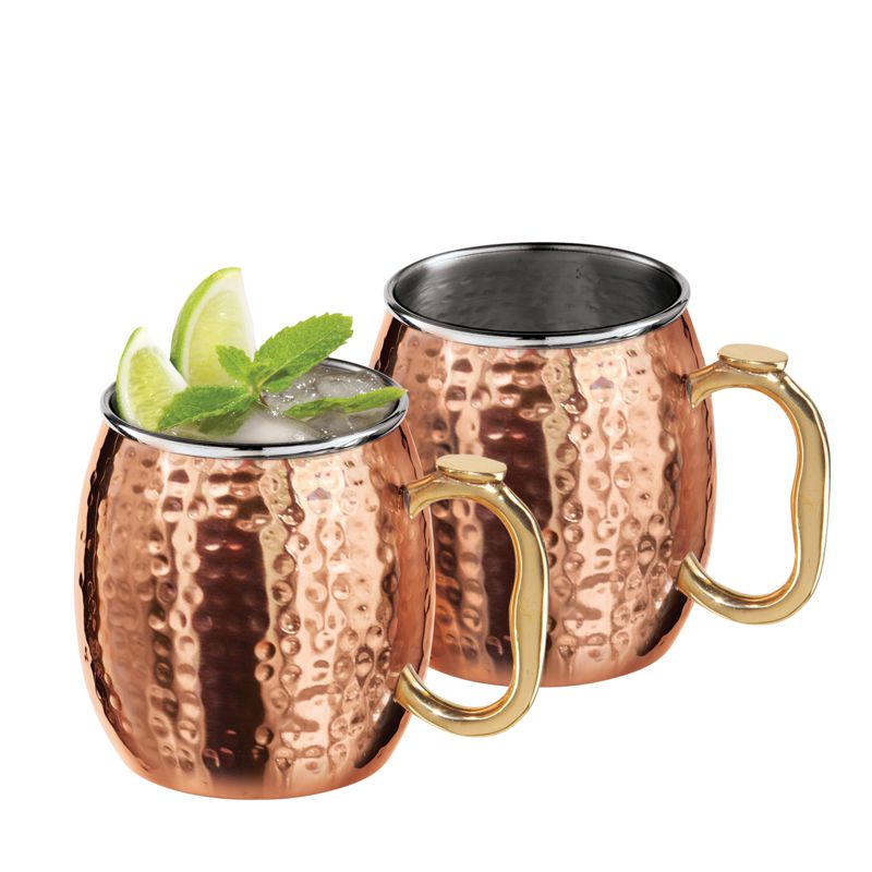 BAR Gobelets "moscow mule", pack de 2 - OGGI - Tasse Moscow Mule - - La Guilde Culinaire