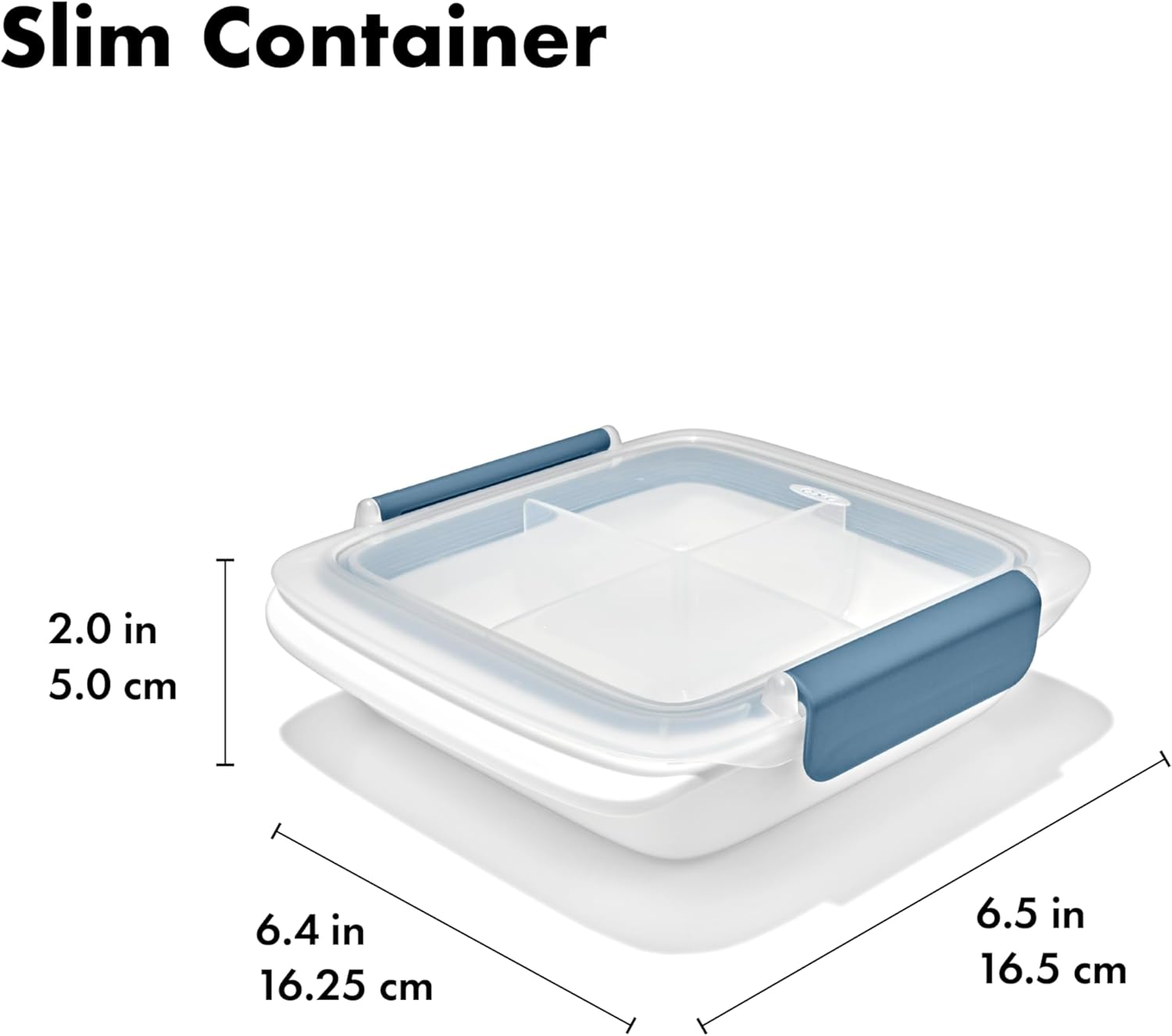PREP & GO Contenant mince avec diviseur - OXO - Contenant pour aliment - - La Guilde Culinaire