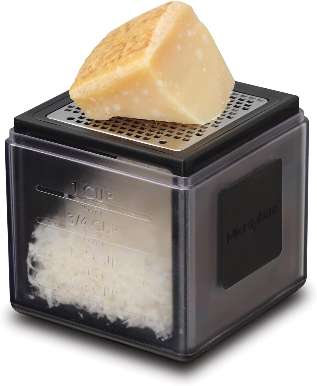 Cube Râpe 3 côtés, récupère, mesure et protège - Microplane - Râpe et zesteur - - La Guilde Culinaire
