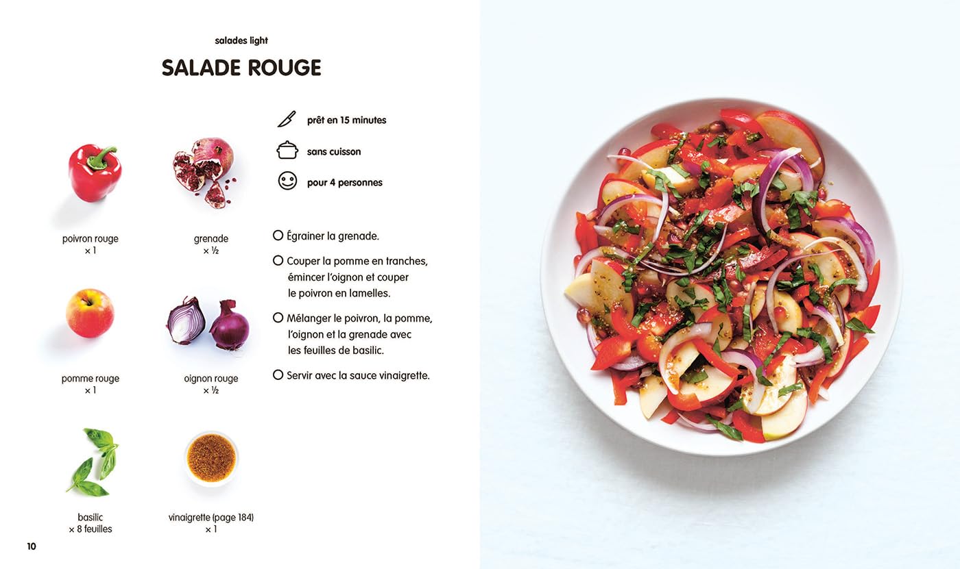Salades complètes - Marabout - Livre de cuisine - - La Guilde Culinaire