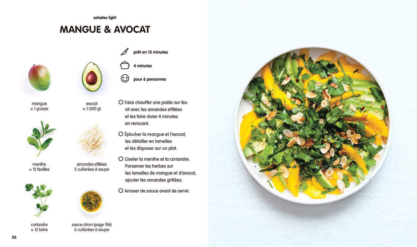 Salades complètes - Marabout - Livre de cuisine - - La Guilde Culinaire
