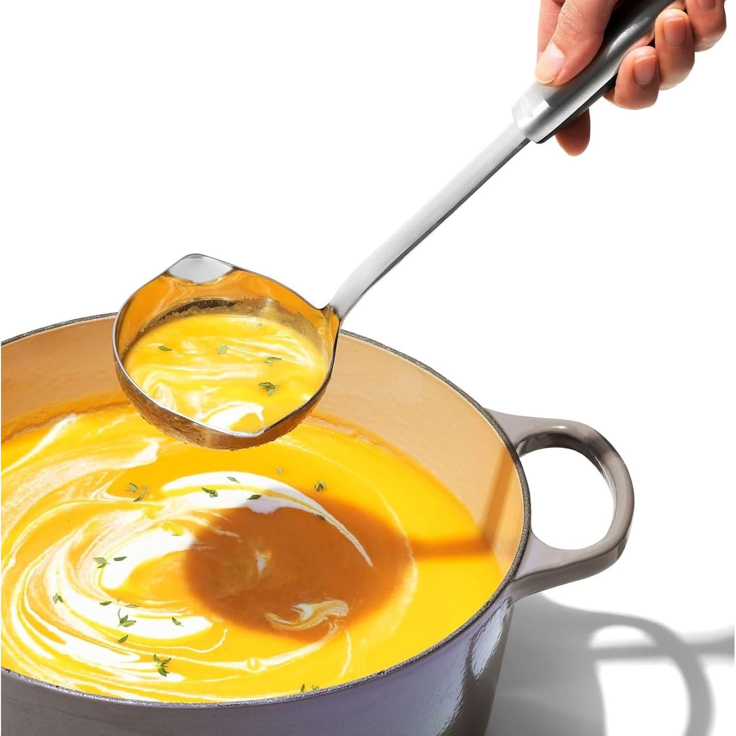 Louche en acier inoxydable - OXO - Louche - - La Guilde Culinaire