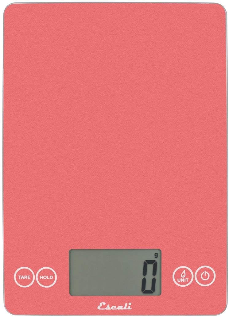 Balance de cuisine numérique en verre, Arti Rose désert - Escali - Balance - 157DR - La Guilde Culinaire