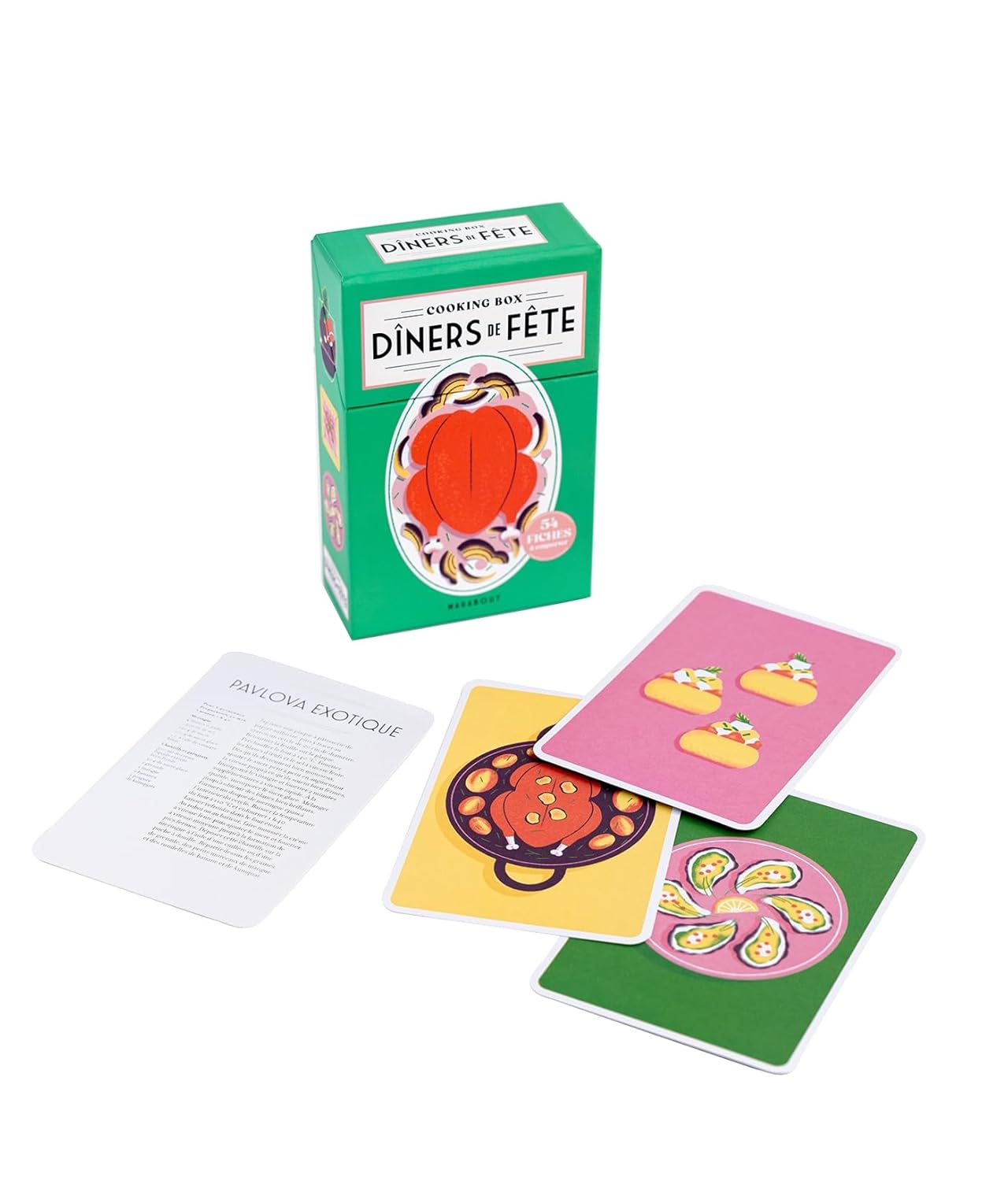 Cooking box - Dîners de fête - Marabout - Livre de cuisine - - La Guilde Culinaire