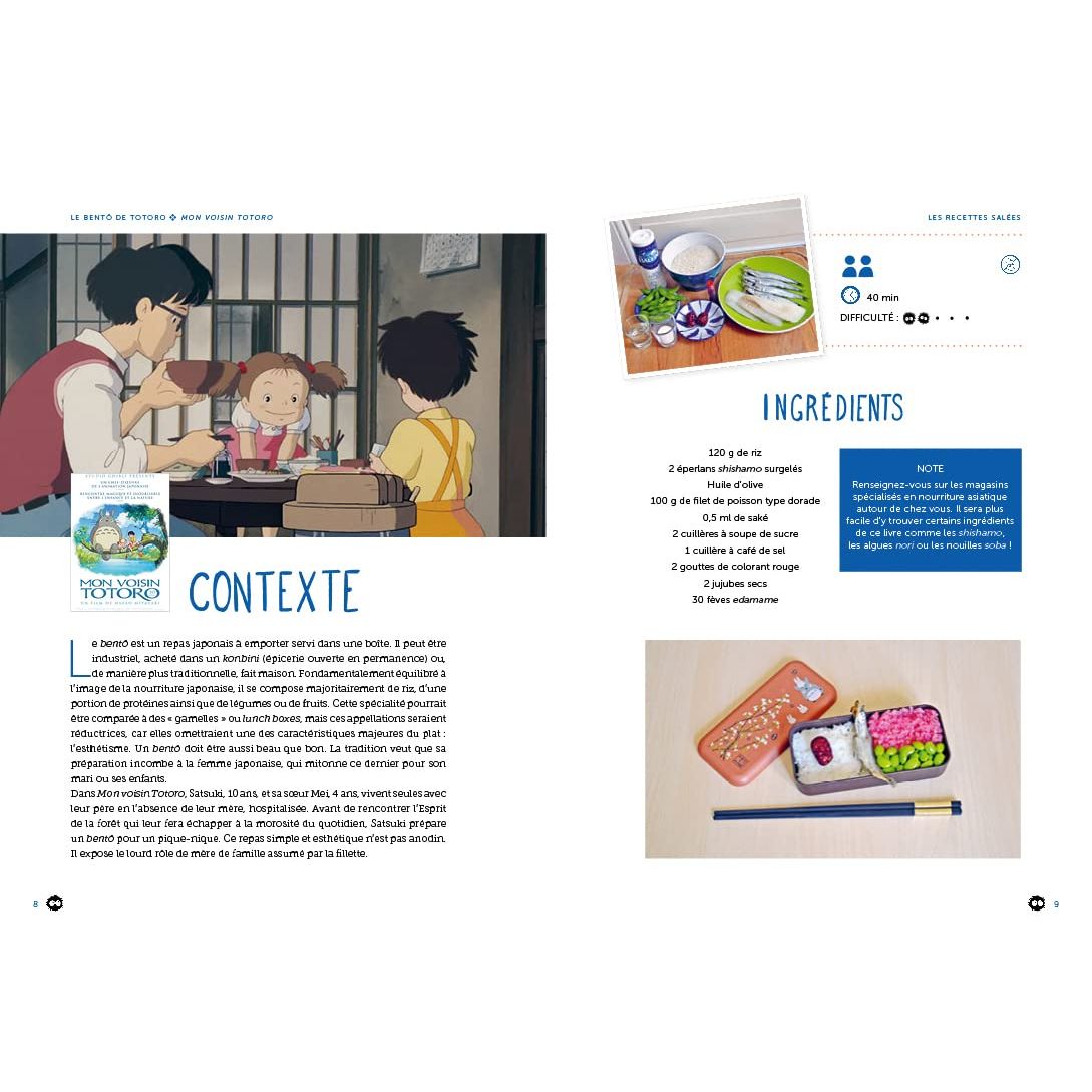 Les Recettes des films du studio Ghibli : coffret tablier - Ynnis Ed. - Livre de cuisine - - La Guilde Culinaire