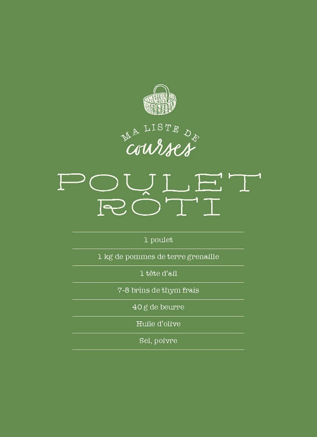Mon petit carnet gourmand - Petits plats maison - Marabout - Livre de cuisine - - La Guilde Culinaire