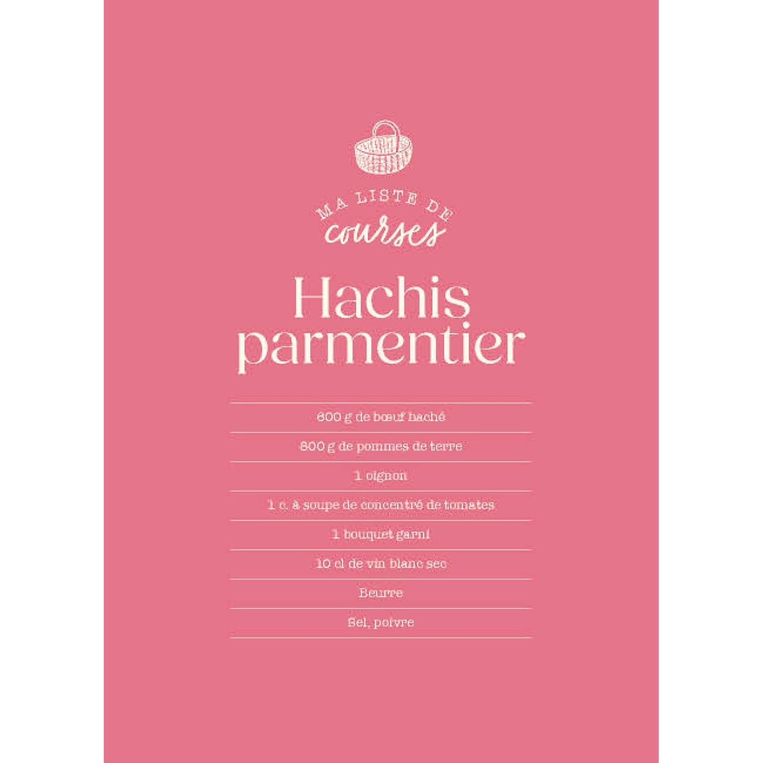 Mon petit carnet gourmand - Petits plats maison - Marabout - Livre de cuisine - - La Guilde Culinaire