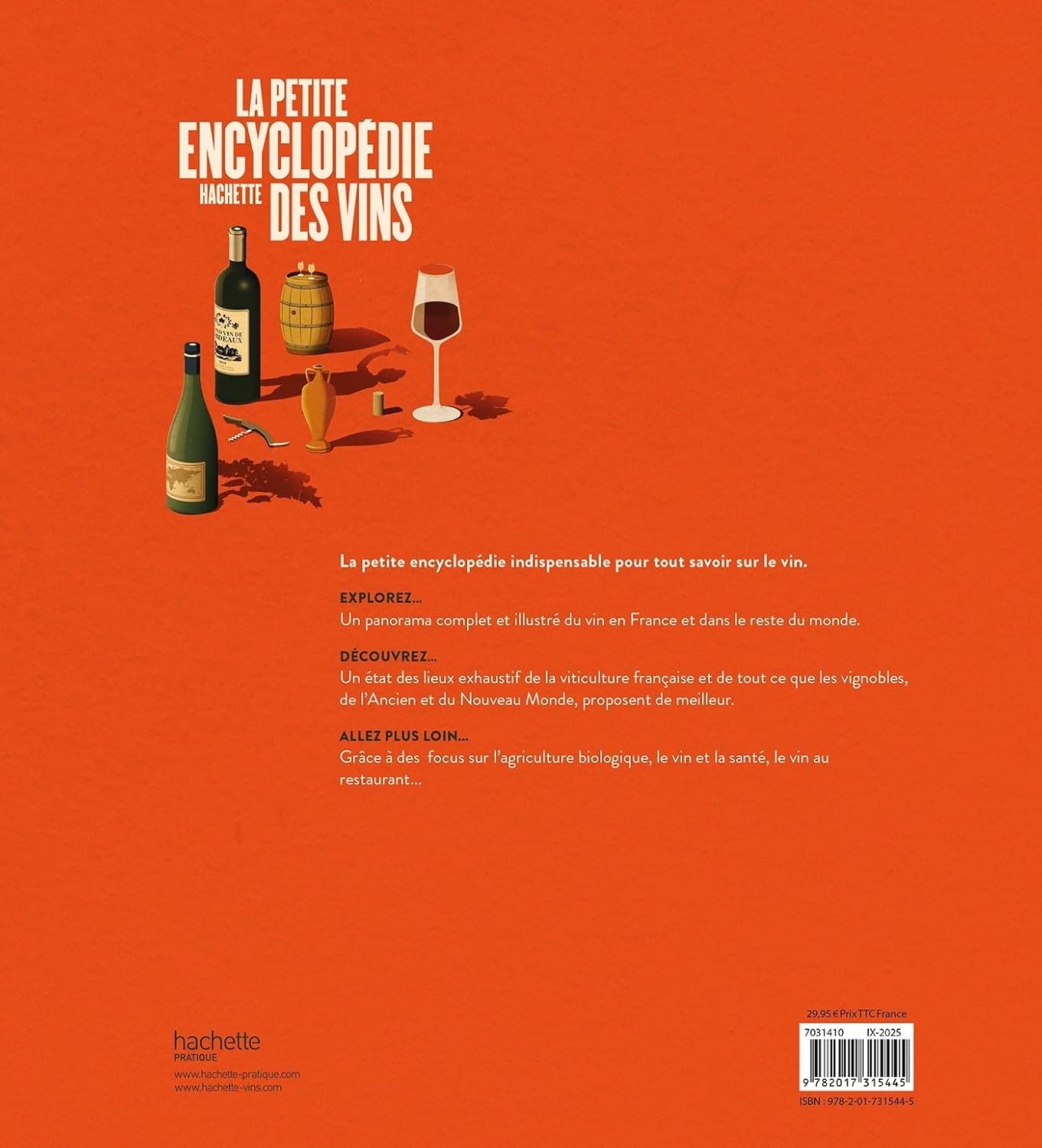 La petite encyclopédie Hachette des vins NED - Hachette Ed. - Livre d'alcool et boisson - - La Guilde Culinaire