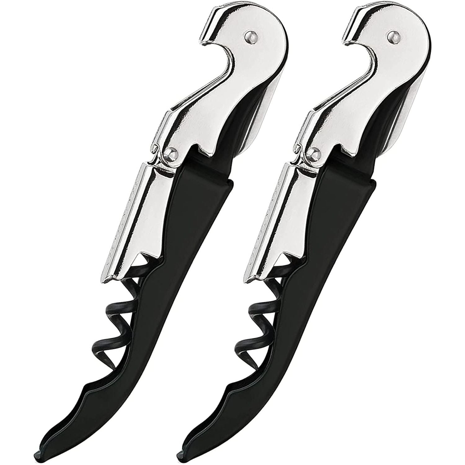 Tire-bouchon 2 leviers noir - lot de 2 - Pulltex - Tire-bouchon - - La Guilde Culinaire