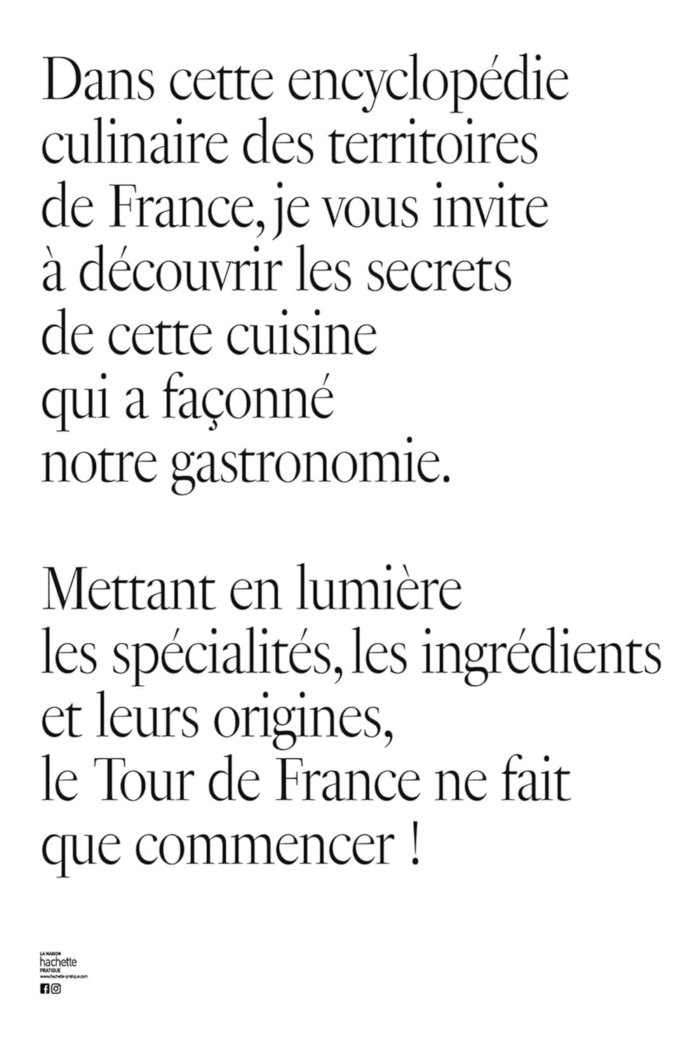 Encyclopédie culinaire des territoires de France - Hachette Ed. - Livre d'alcool et boisson - - La Guilde Culinaire
