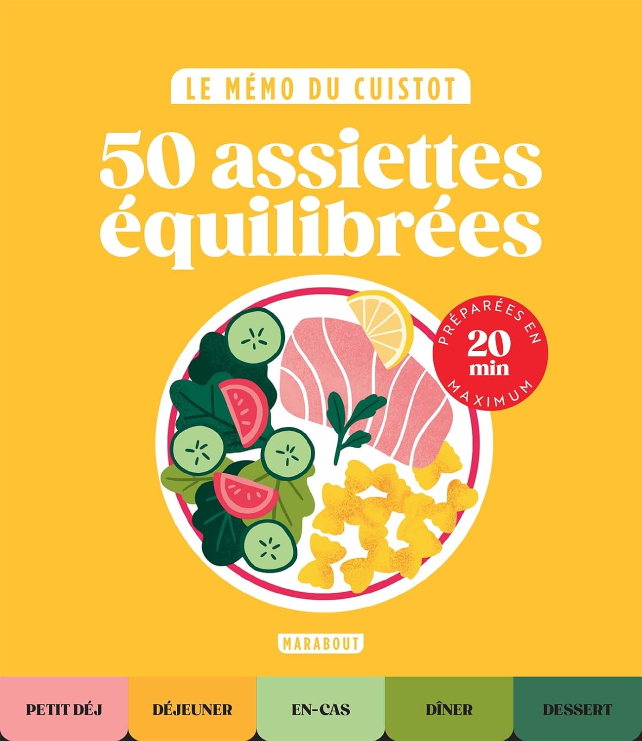Le mémo du cuistot - Assiettes équilibrées - Marabout - Livre de cuisine - - La Guilde Culinaire