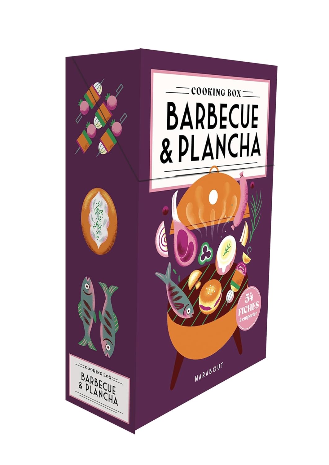 Cooking Box - Barbecue et Plancha - Marabout - Livre de cuisine - - La Guilde Culinaire