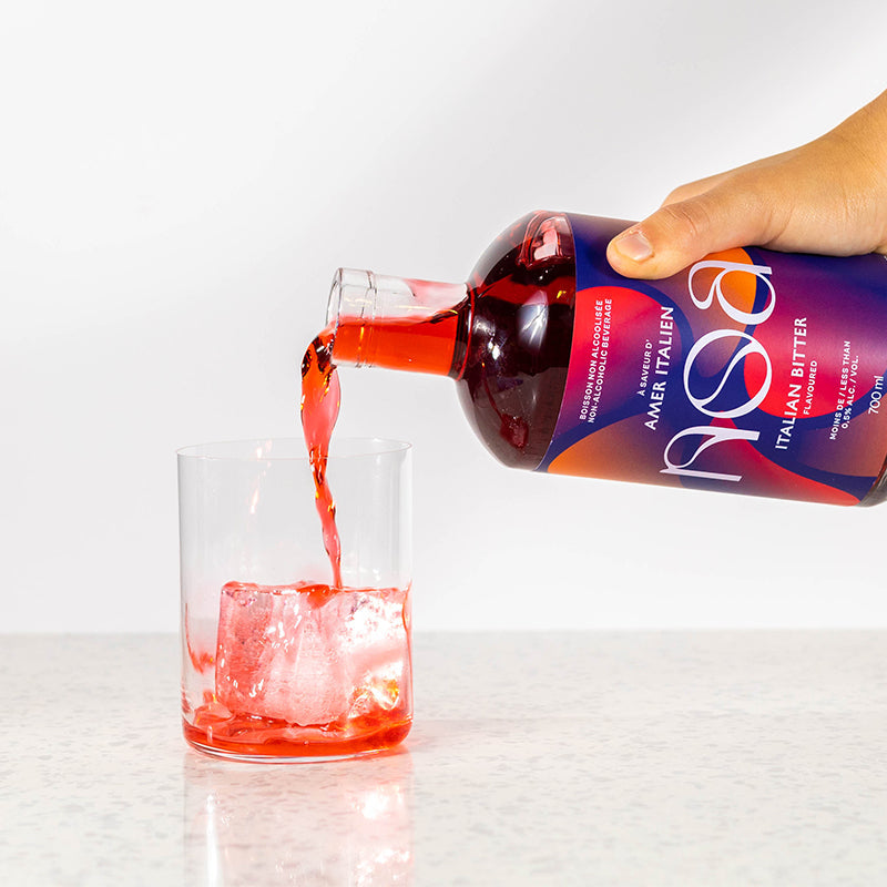 Amer italien sans alcool - 700ml - Monsieur Cocktail - Spiritueux sans alcool - - La Guilde Culinaire