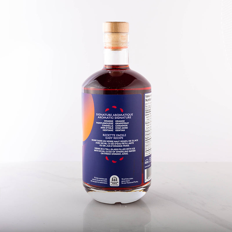 Amer italien sans alcool - 700ml - Monsieur Cocktail - Spiritueux sans alcool - - La Guilde Culinaire