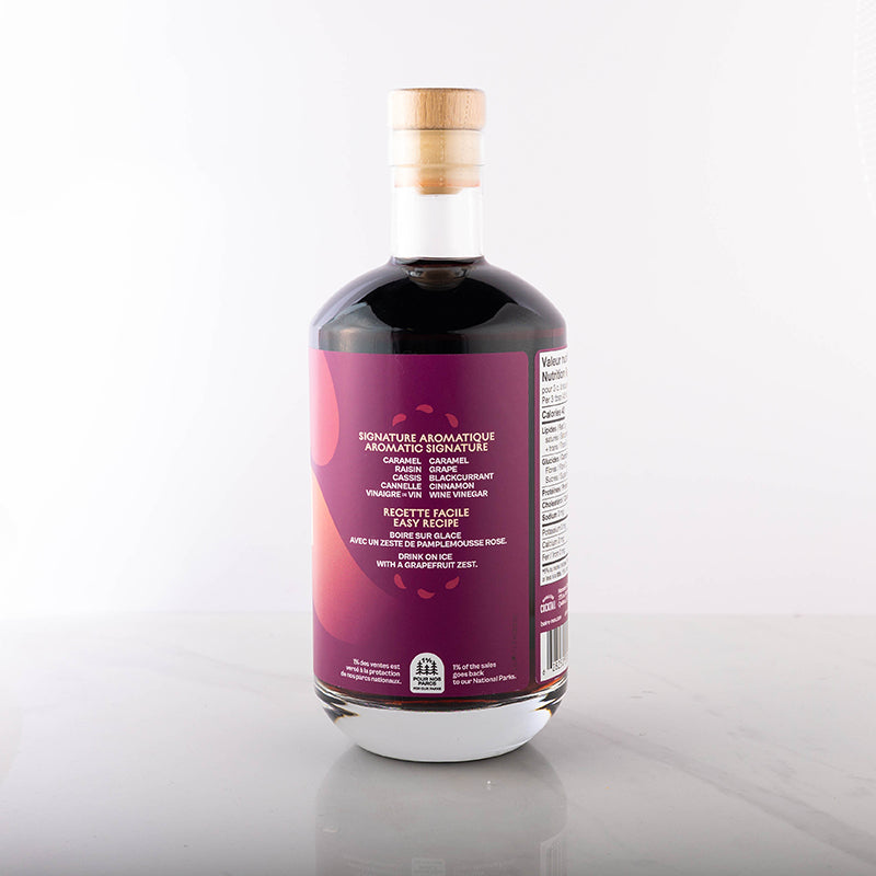 Vermouth rouge sans alcool - 700ml - Monsieur Cocktail - Spiritueux sans alcool - - La Guilde Culinaire