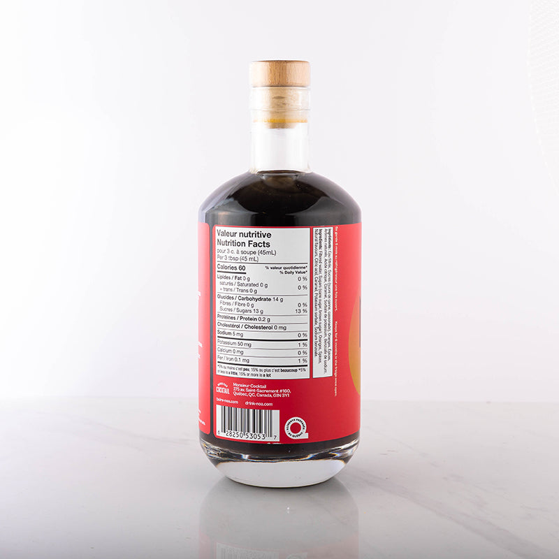 Amaro italien sans alcool - 700ml - Monsieur Cocktail - Spiritueux sans alcool - - La Guilde Culinaire