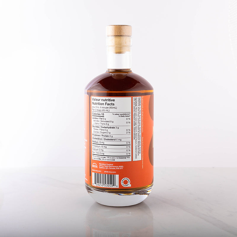 Rhum épicé sans alcool - 700ml - Monsieur Cocktail - Spiritueux sans alcool - - La Guilde Culinaire