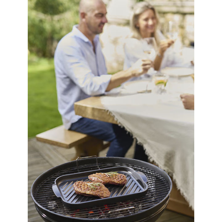 GRILL TO TABLE, Grill Viande, Noir, 38 cm - Peugeot - Accessoire pour BBQ - - La Guilde Culinaire