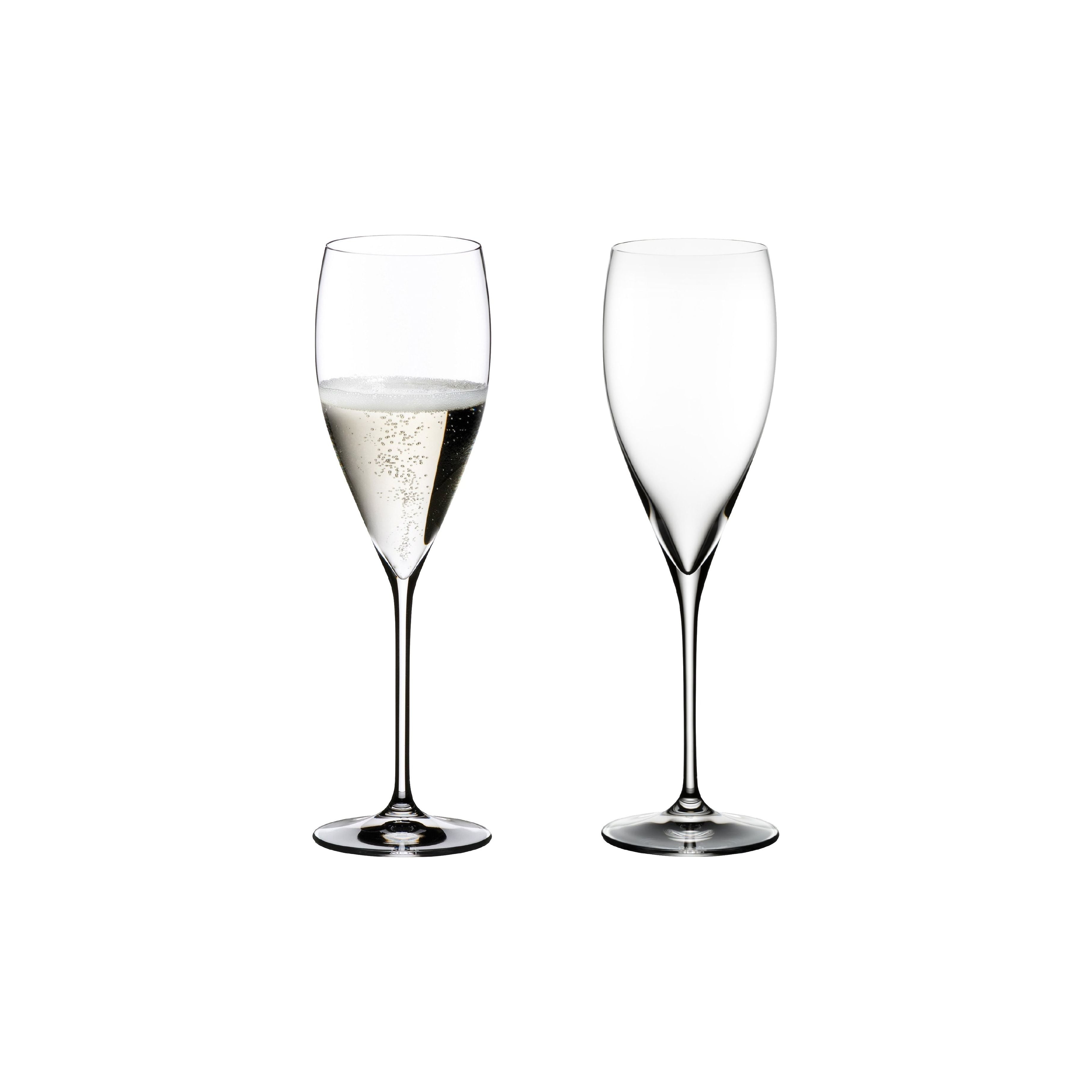 Ensemble de 2 Riedel vinum flûte à champagne vintage - Riedel - Verre à champagne - - La Guilde Culinaire