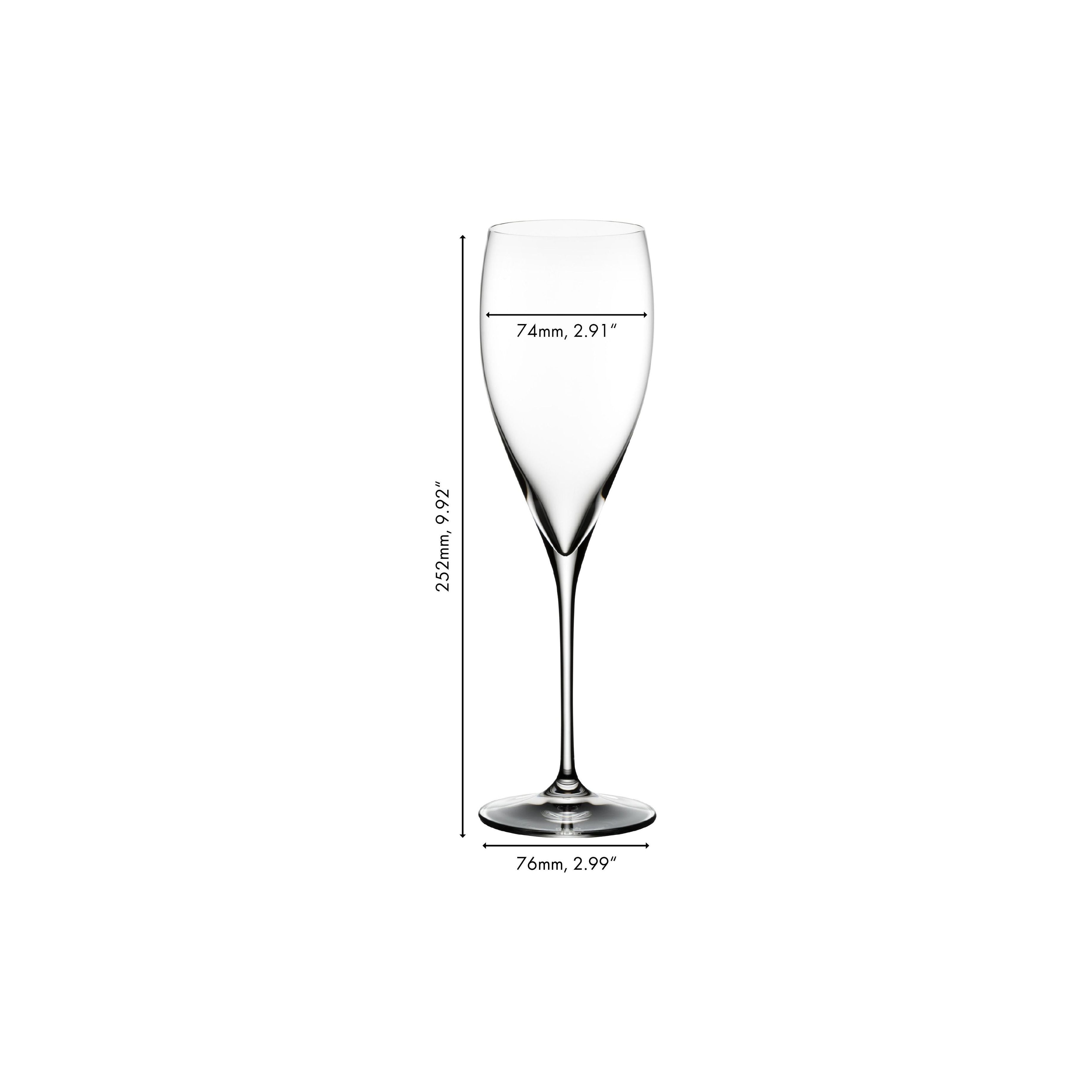 Ensemble de 2 Riedel vinum flûte à champagne vintage - Riedel - Verre à champagne - - La Guilde Culinaire