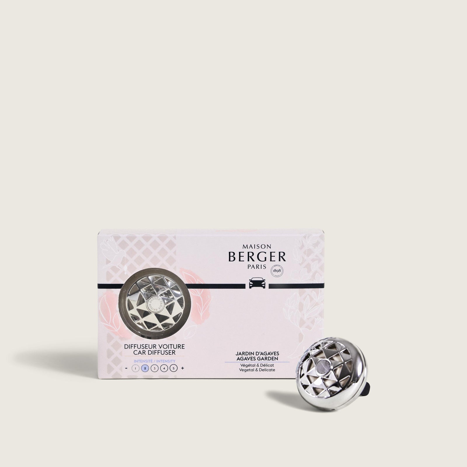 Diffuseur voiture Joy Jardin d'Agaves - Maison Berger Paris - Diffuseur de voiture - - La Guilde Culinaire
