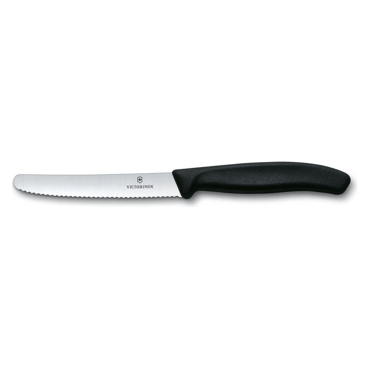 Couteau à tomates et de table Swiss Classic 11 cm - 4.5 po Noir - Victorinox - Couteau d'office - 6.7833 - La Guilde Culinaire