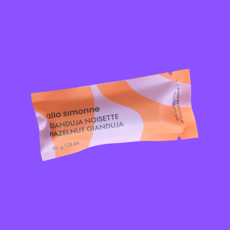 Mini Barre Gianduja Noisette - Allo Simonne - Barre de chocolat - - La Guilde Culinaire