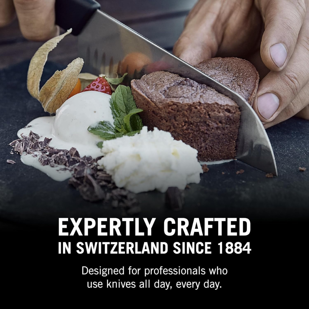 Grand Maître Couteau Santoku alvéolée 17cm-7'' - Victorinox - Couteau Japonais - - La Guilde Culinaire