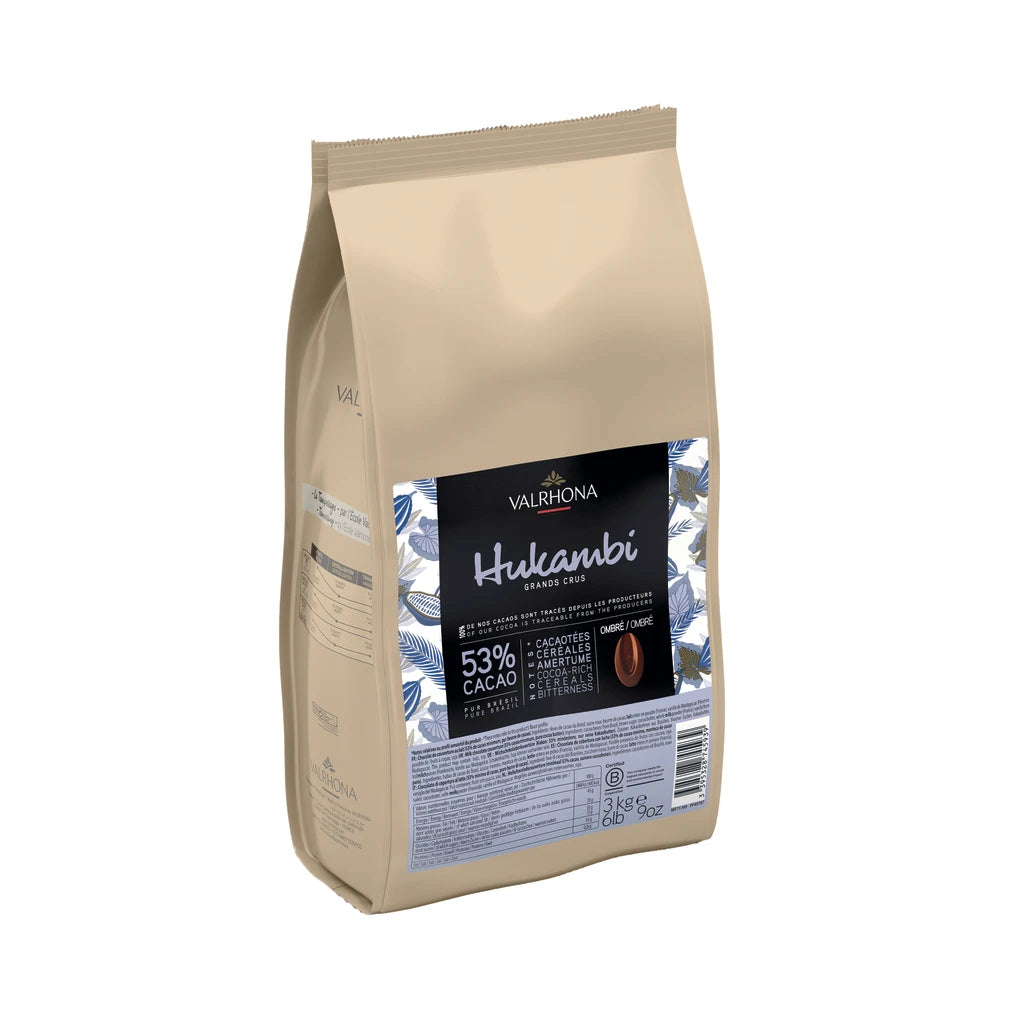 Chocolat Hukambi 53% Pur Brésil, Valrhona 3 kg / 6.61lbs - Valrhona - Chocolat - 883097 - La Guilde Culinaire