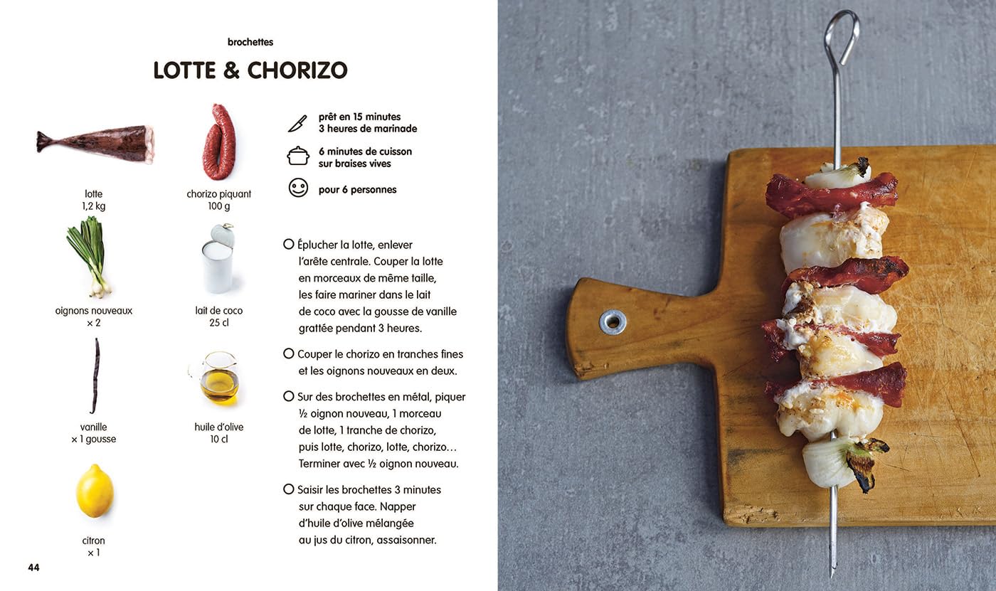 Plancha et barbecue - Marabout - Livre de cuisine - - La Guilde Culinaire