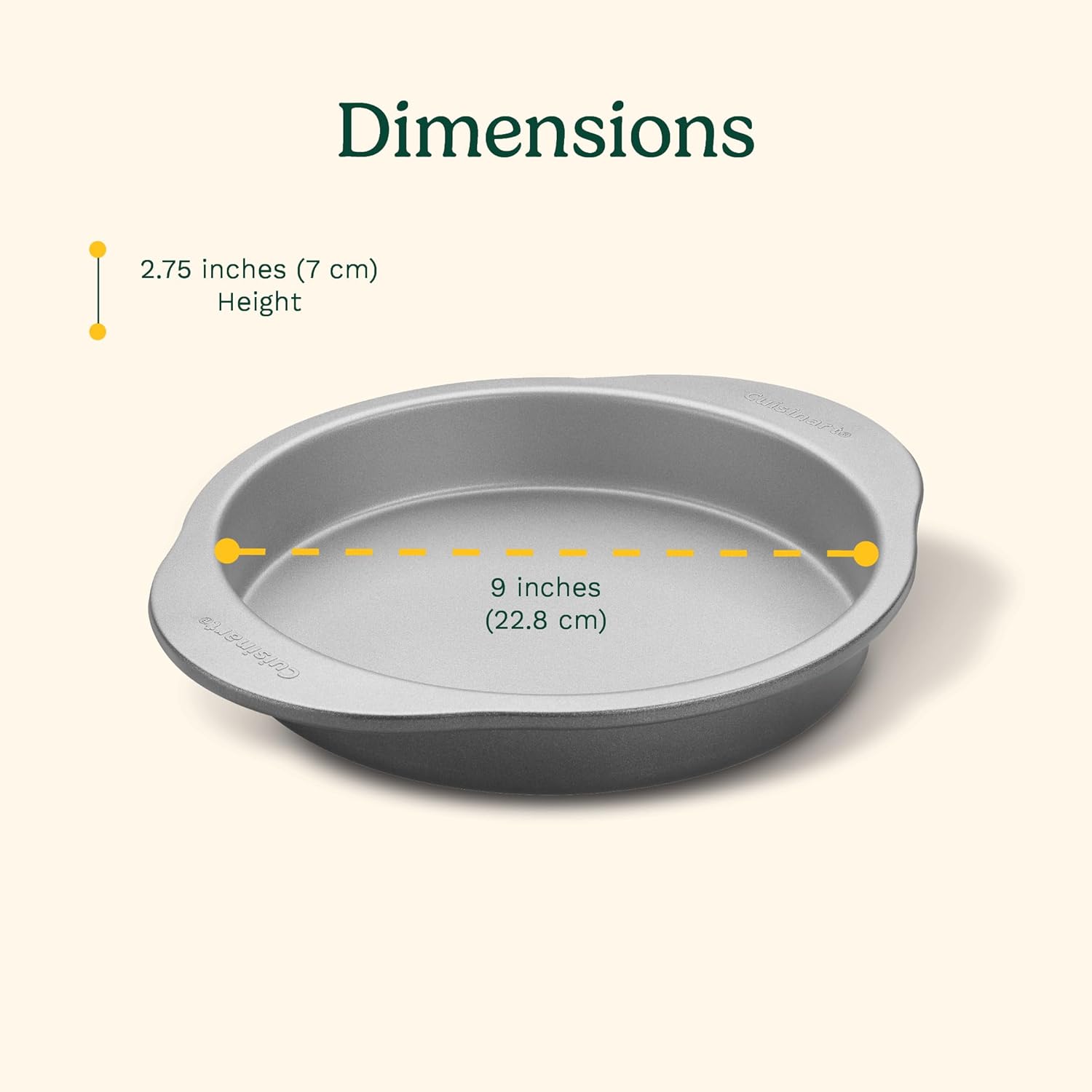 Moule à gâteau rond antiadhésif 23cm (9po) - Cuisinart - Moule à gâteaux - - La Guilde Culinaire