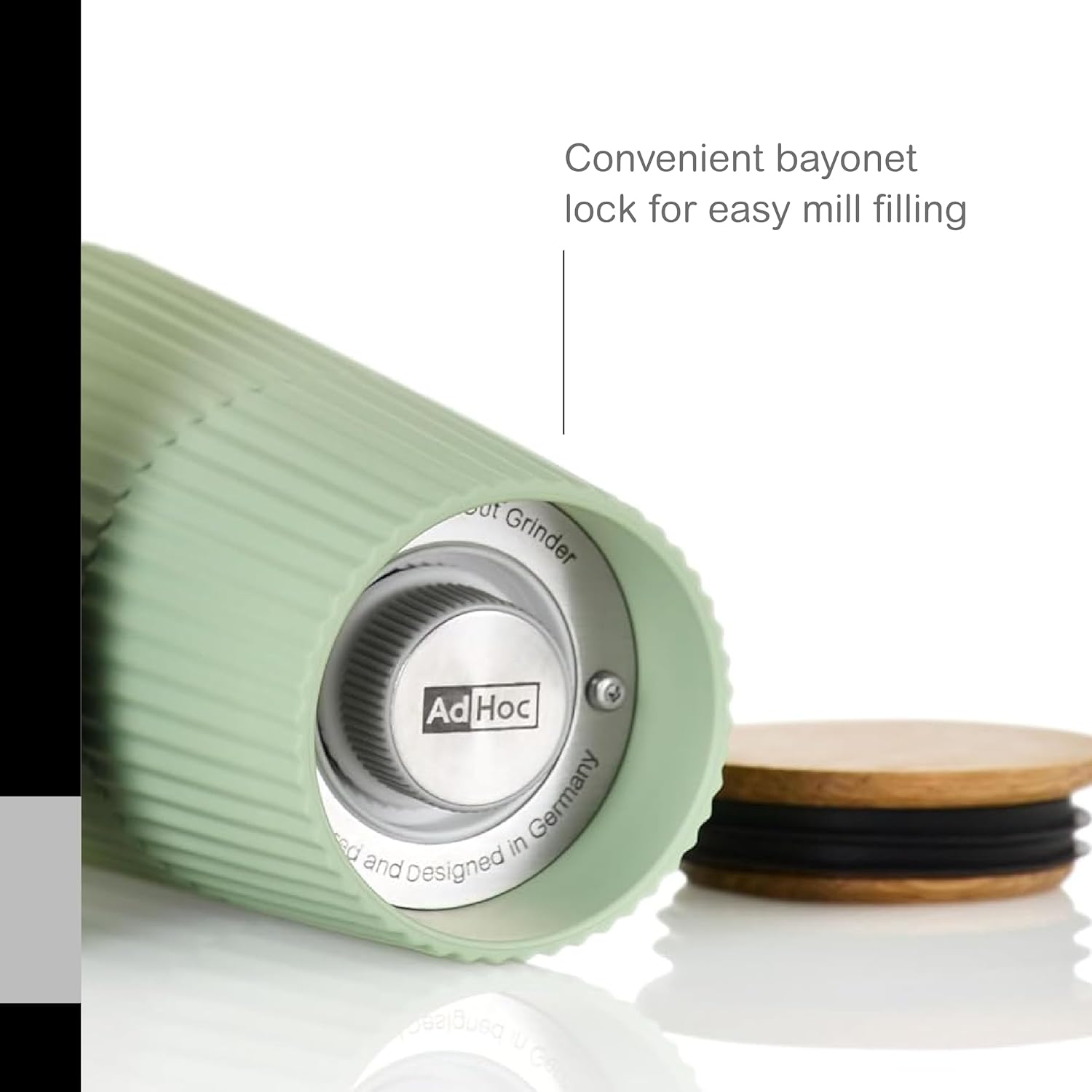 Ensemble de moulins à poivre et à sel, vert et vert clair - AdHoc - Moulin à grains - - La Guilde Culinaire