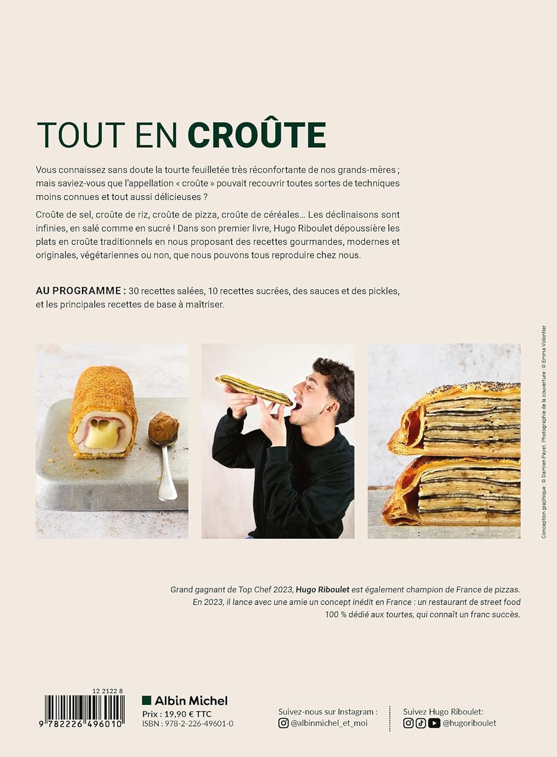 Tout en croûte - Albin Michel Ed. - Livre de cuisine - - La Guilde Culinaire