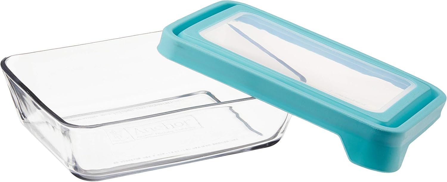 Contenant de conservation Rectangulaire TrueSeal, Bleu Minérale - Anchor Hocking - Contenant pour aliment - - La Guilde Culinaire