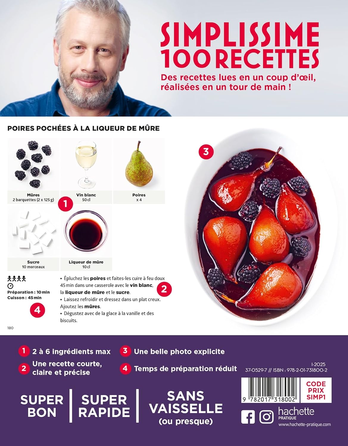 Simplissime : Desserts aux fruits - Hachette Ed. - Livre de cuisine - - La Guilde Culinaire