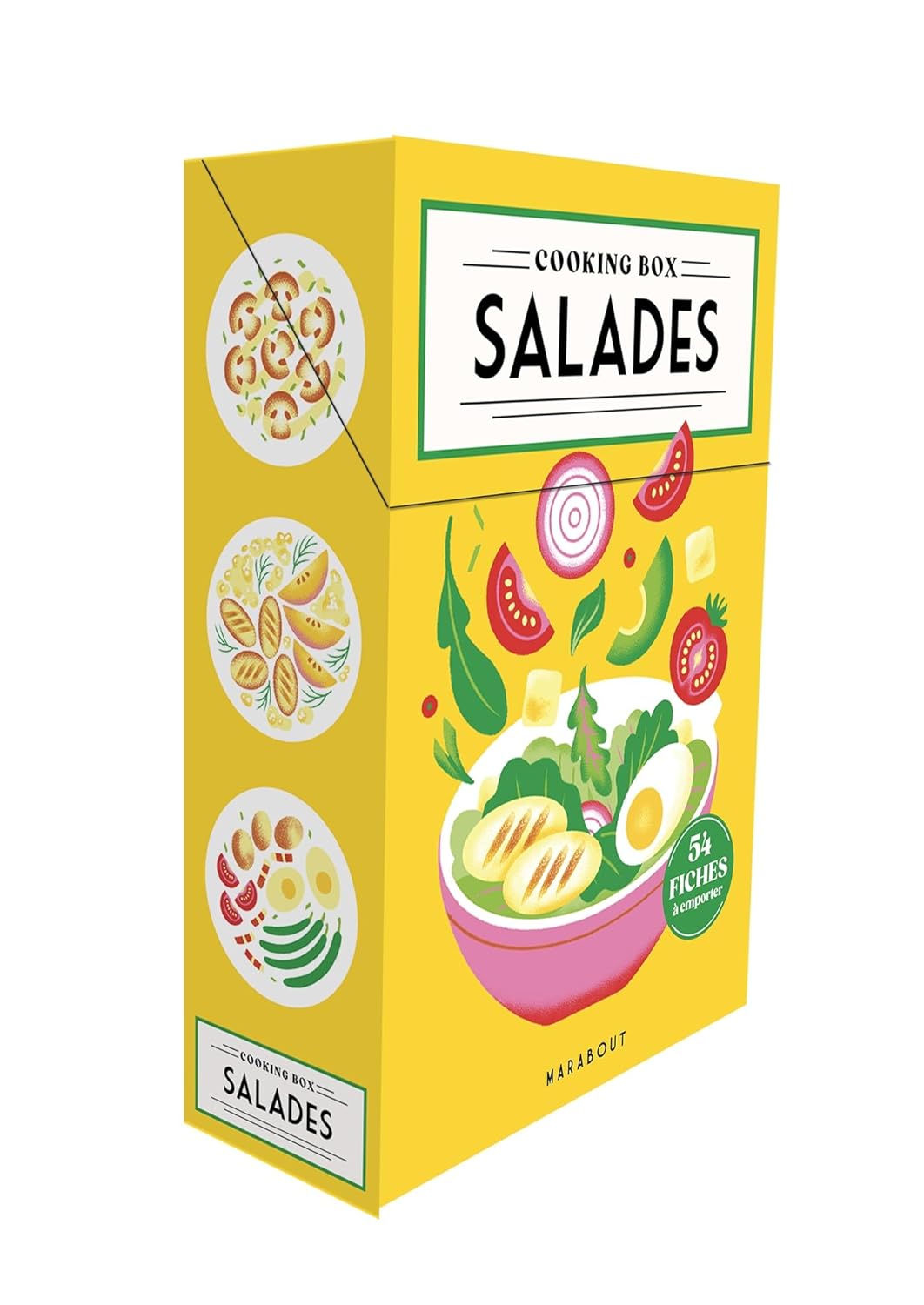 Cooking Box - Salades - Marabout - Livre de cuisine - - La Guilde Culinaire